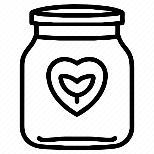 Jar, glass, food, sauce, marmelade, bottle icon - Download on Iconfinder