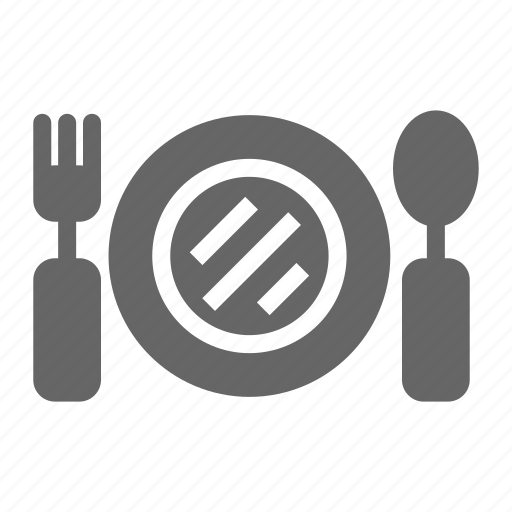 Eat, food, fork, kitchen, plate, restaurant, spoon icon - Download on Iconfinder
