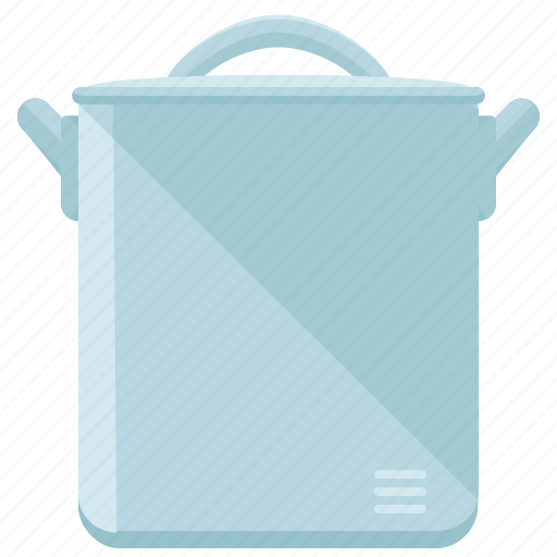 Pot, steel, appliance, kitchen, pan, utensil icon - Download on Iconfinder