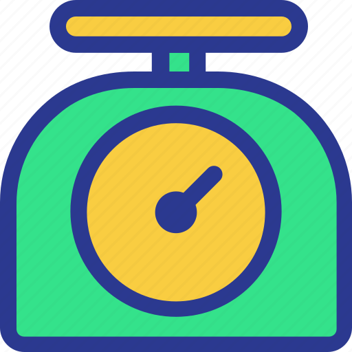 Cook, cooking, kitchen, scale, utensil, weight, weight scale icon - Download on Iconfinder