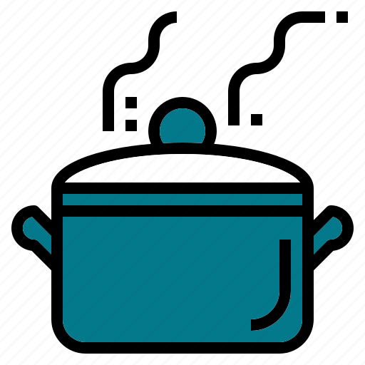 Boil, hot, kitchen, kitchenware, pot icon - Download on Iconfinder