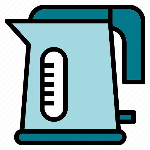 Electric, hot, kettle, kitchen, water icon - Download on Iconfinder