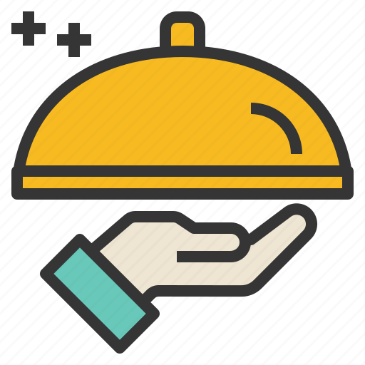Meal, restaurant, serve, service icon - Download on Iconfinder