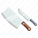 kitchen, knife, utensil, cook, restaurant, chef 
