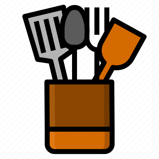 Holder, kitchen, kitchenware, spoon, utensil icon - Download on Iconfinder