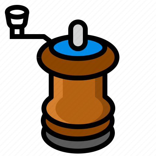 Cooking, food, kitchen, mill, pepper, spice icon - Download on Iconfinder