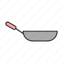 pan, flying, kitchen
