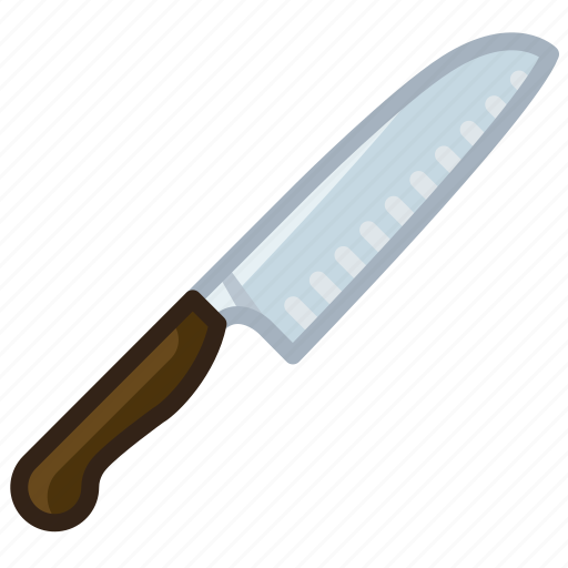 Blade, cooking, cut, kitchen, knife, santoku icon - Download on Iconfinder