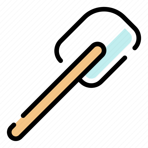 Silicone spatula, spatula, rubber spatula, utensil icon - Download on Iconfinder