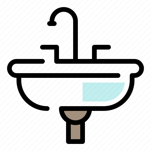 Sink, washbasin, faucet, basin icon - Download on Iconfinder