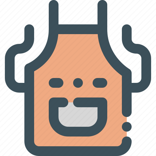 Apron, cook, kitchen, uniform icon - Download on Iconfinder