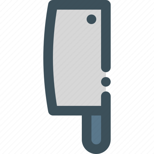 Cleaver, kitchen, knife, meat, slice icon - Download on Iconfinder
