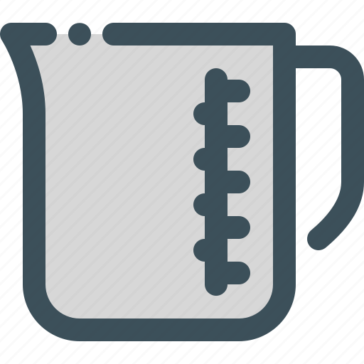 Cup, kitchen, measuring, water icon - Download on Iconfinder