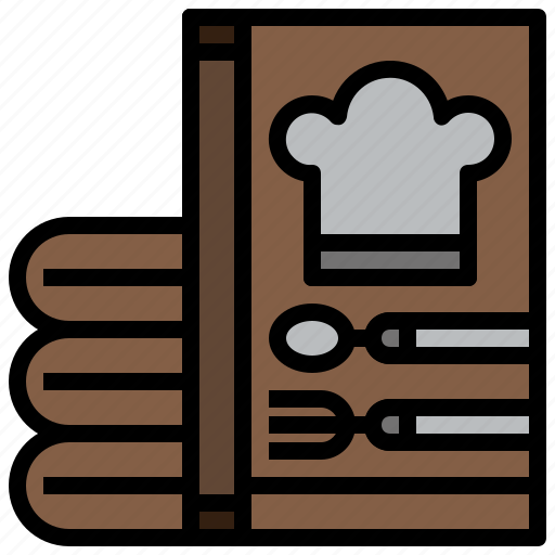 Book, cooking, fork, kitchen, recipes, spoon icon - Download on Iconfinder