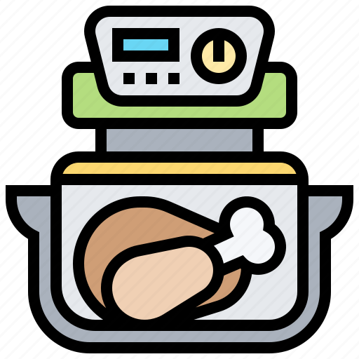 Air, electric, fryer, kitchen, oven icon - Download on Iconfinder