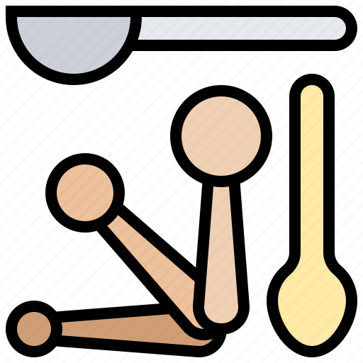 Bakery, measuring, spoon, tablespoon, teaspoon icon - Download on Iconfinder