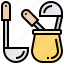 cookware, jar, ladle, scoop, utensil 