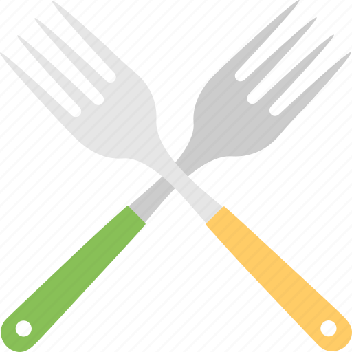 Crossed forks, cutlery, dining, forks, silverware icon - Download on Iconfinder