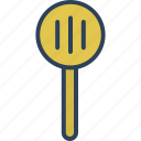 cooking spoon, kitchen tool, skimmer spoon, skimmer utensil, utensil