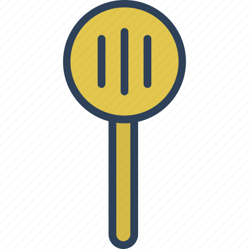 Cooking spoon, kitchen tool, skimmer spoon, skimmer utensil, utensil icon - Download on Iconfinder