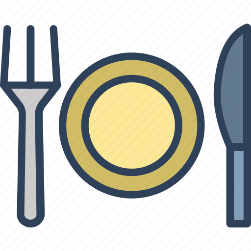 Dining, knife, plate, restaurant, spoon icon - Download on Iconfinder