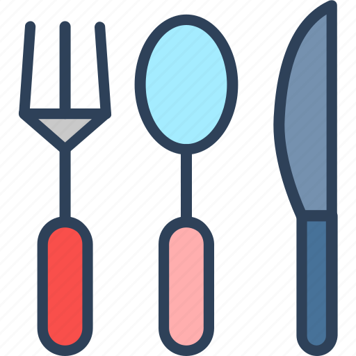 Cutlery, eating utensil, fork, knife, spoon icon - Download on Iconfinder