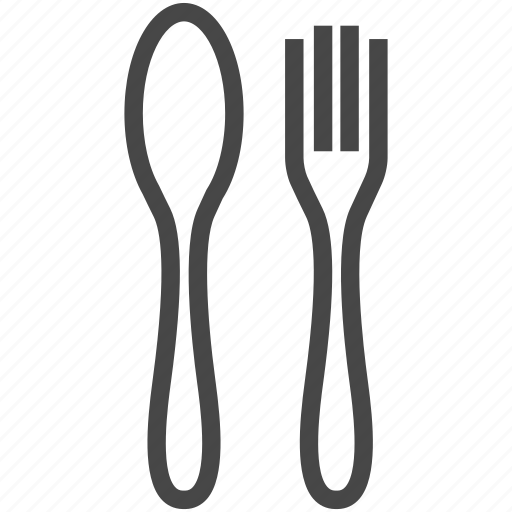 Food, fork, kitchen, spoon, utensils icon - Download on Iconfinder
