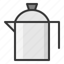 jug, kitchen, stainless steel jug, utensill