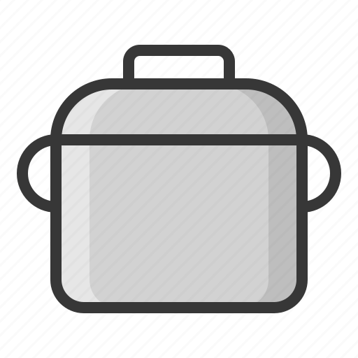 Kitchen, kitchenware, pot, steel pot, utensill icon - Download on Iconfinder