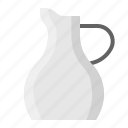 jug, kitchen, kitchenware, porcelain milk jug, utensill