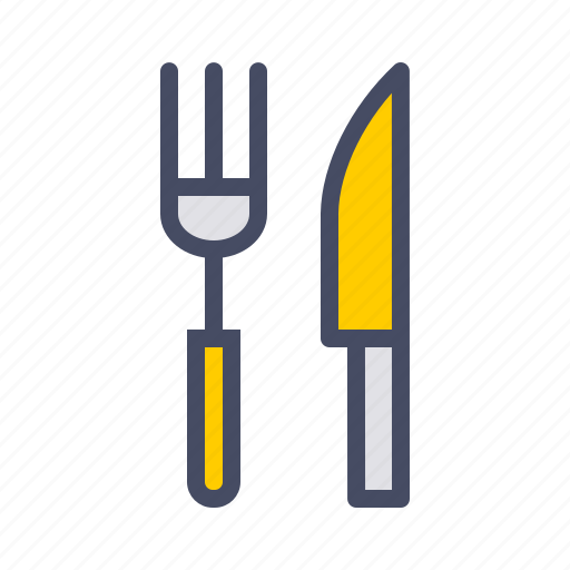 Cutlery, eat, food, fork, knife, tableware icon - Download on Iconfinder