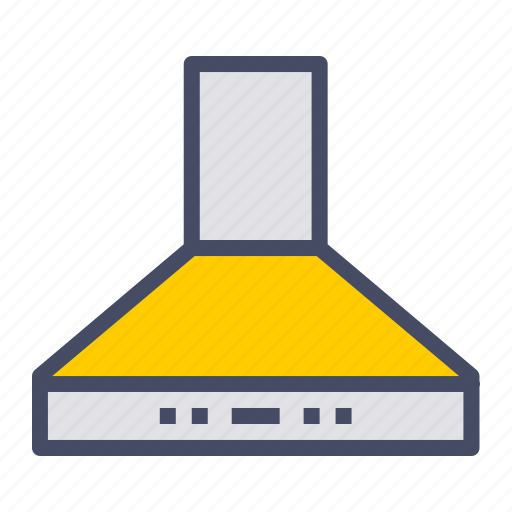 Chimney, extractor, fan, induction, kitchen, smoke icon - Download on Iconfinder