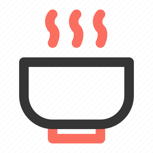 Bowl, food, hot, kitchenware, meal, sauce, soup icon - Download on Iconfinder