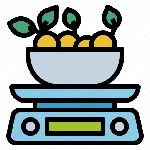 Food, kitchen, scale, weight icon - Download on Iconfinder