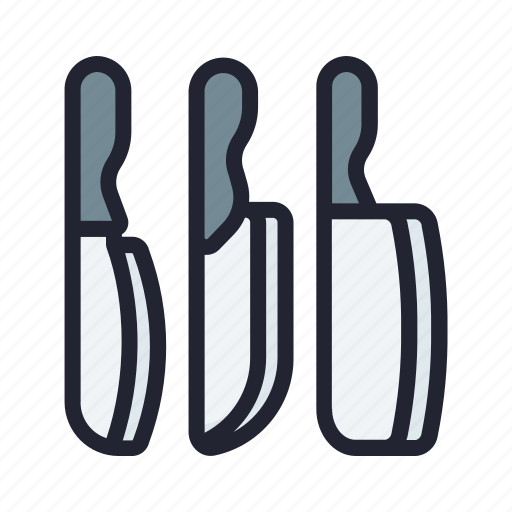 Knife, kitchenware, cutting, knives, set icon - Download on Iconfinder
