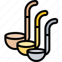 ladle, soup, broth, spoon, kitchen
