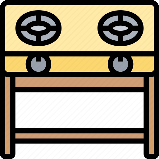 Stove, gas, flame, cooking, kitchen icon - Download on Iconfinder