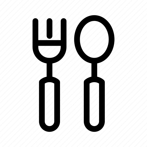 Cutlery, fork, kitchen, kitchenware, spoon, tableware icon - Download on Iconfinder
