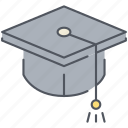 graduation, hat, cap, diploma, education, graduate, university 