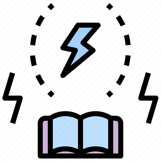 Energy, book, knowledge, electricity, power, charge icon - Download on Iconfinder