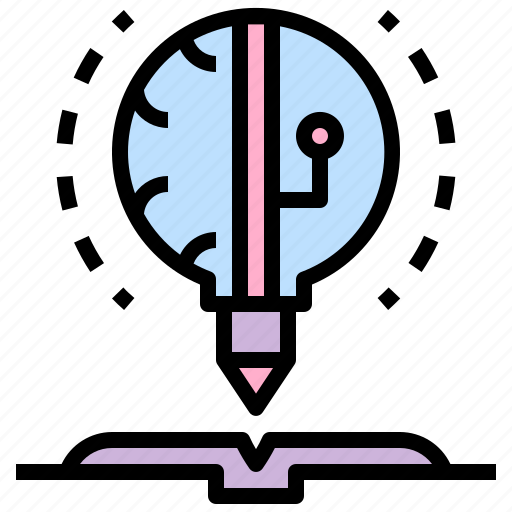 Knowledge, book, brain, bulb, power, read icon - Download on Iconfinder