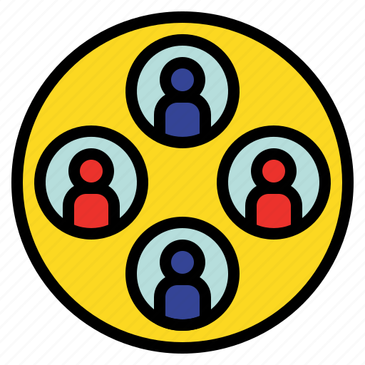 Community, group, public, social, society icon - Download on Iconfinder