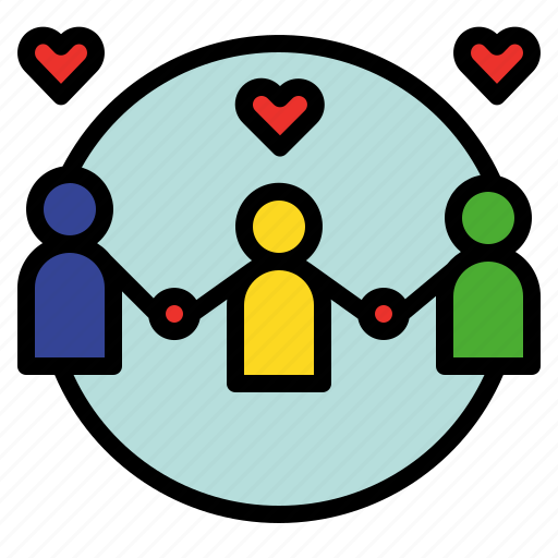 Collaborate, combine, love, peace, relation, relational, together icon - Download on Iconfinder