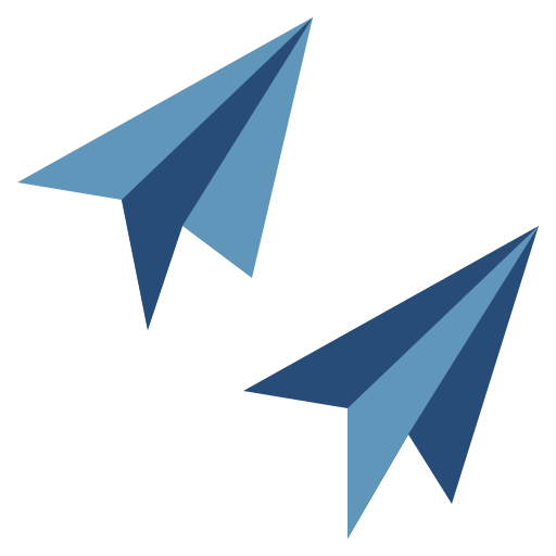 Paper, plane, message, publish, craft, fold, communications icon - Free download