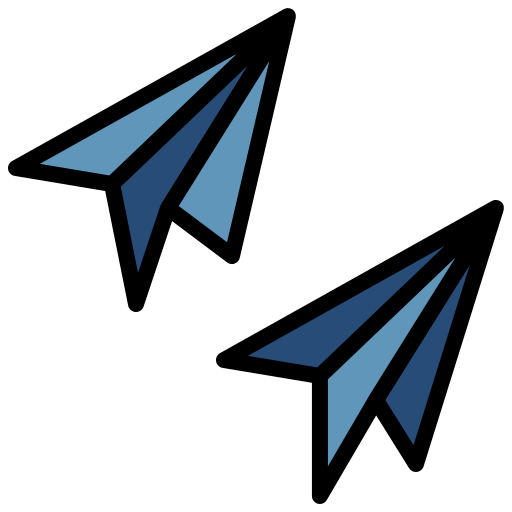 Paper, plane, message, publish, craft, fold, communications icon - Free download