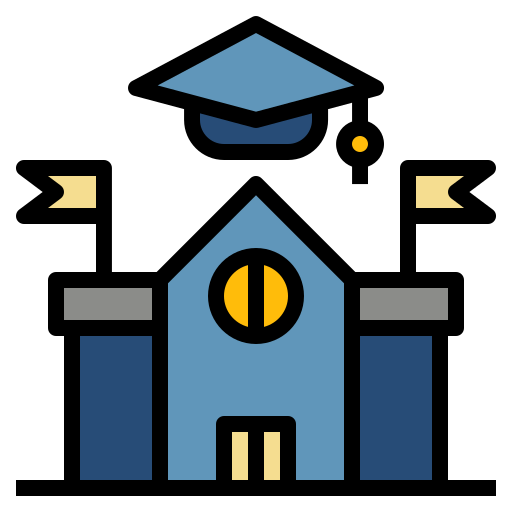University, academy, school, education, study, learning icon - Free download