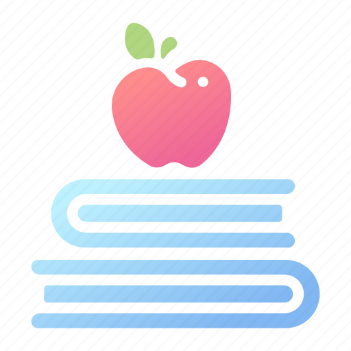 Apple, book, creative, intellect, intelligence, knowledge, wisdom icon - Download on Iconfinder