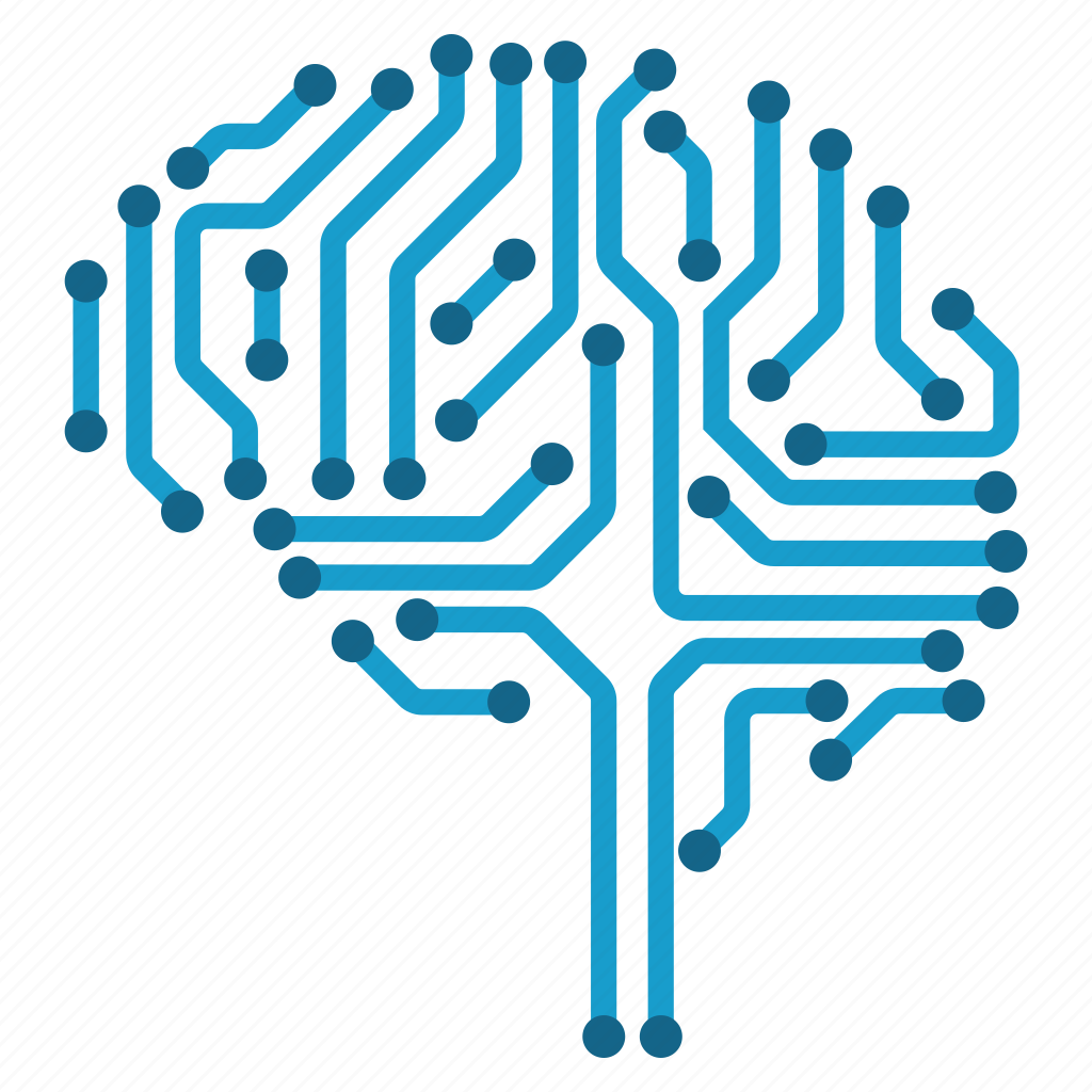 Символ искусственного интеллекта. Цифровой мозг. Нейросеть иконка. Электронный мозг.