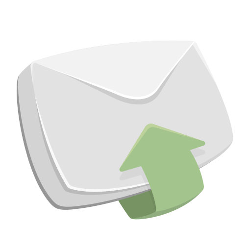 Arrow up, email, envelope, inbox, letter, mail, recieved icon - Free download