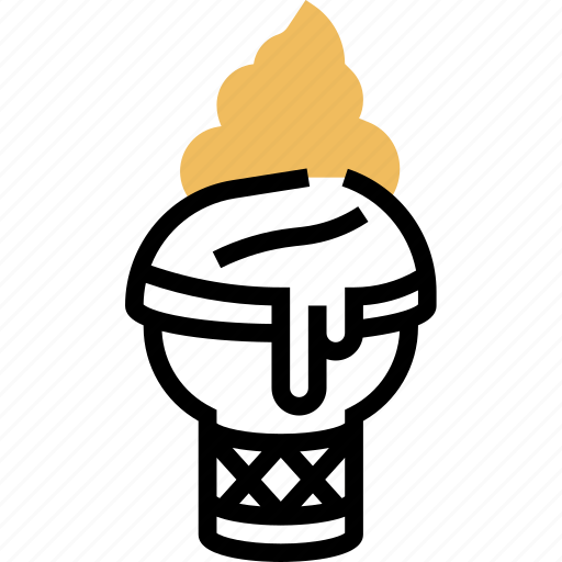 Ice, cream, soft, cone, serve icon - Download on Iconfinder